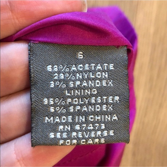 Taylor fuchsia ruffle halter dress - Picture 10 of 16